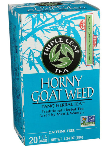 Horny Goat Weed Herbal Tea, 20 tea bags, Triple Leaf Tea