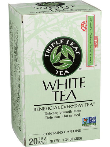 White Tea, 20 tea bags, Triple Leaf Tea