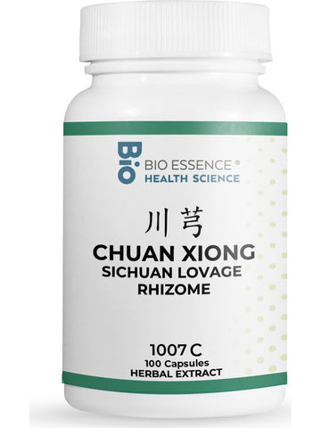 Bio Essence Health Science, Chuan Xiong, Sichuan Lovage Rhizome, 5:1 Extract Capsules, 100 Capsules