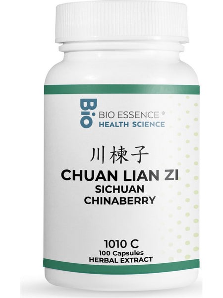 Bio Essence Health Science, Chuan Lian Zi, Sichuan Chinaberry, 5:1 Extract Capsules, 100 Capsules