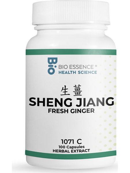Bio Essence Health Science, Sheng Jiang, Fresh Ginger, 5:1 Extract Capsules, 100 Capsules