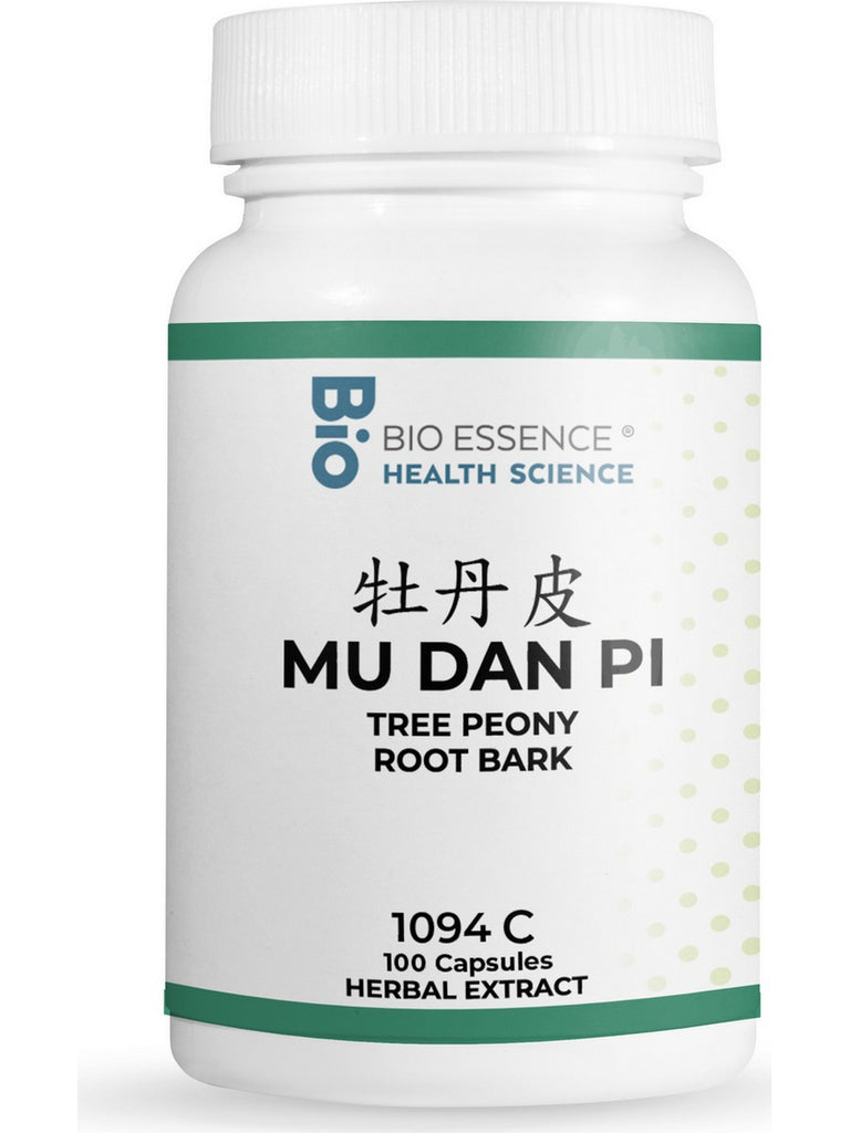 Bio Essence Health Science, Mu Dan Pi, Tree Peony Bark, 5:1 Extract Capsules, 100 Capsules