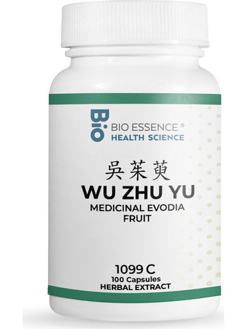 Bio Essence Health Science, Wu Zhu Yu, Evodia Fruit, 5:1 Extract Capsules, 100 Capsules