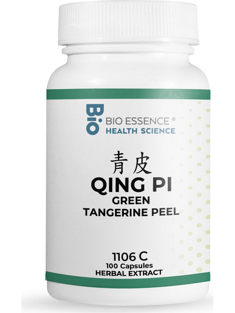 Bio Essence Health Science, Qing Pi, Green Tangerine Peel, 5:1 Extract Capsules, 100 Capsules