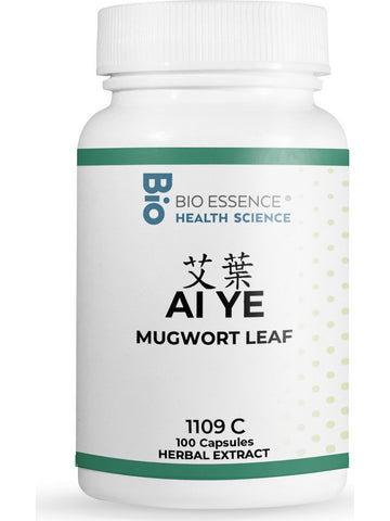 Bio Essence Health Science, Ai Ye, Mugwort Leaf,, 5:1 Extract Capsules, 100 Capsules
