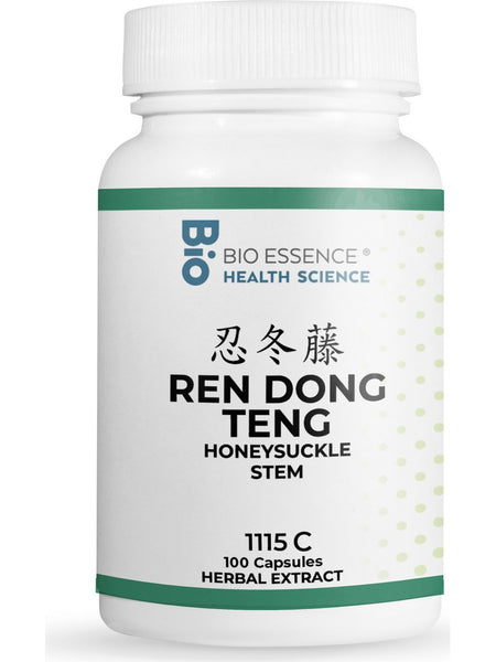 Bio Essence Health Science, Ren Dong Teng, Honeysuckle Stem, 5:1 Extract Capsules, 100 Capsules