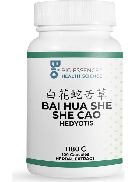 Bio Essence Health Science, Bai Hua She She Cao, Hedyotis, 5:1 Extract Capsules, 100 Capsules
