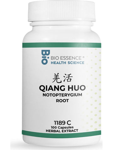 Bio Essence Health Science, Qiang Huo, Notopterygium Root, 5:1 Extract Capsules, 100 Capsules
