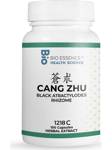 Bio Essence Health Science, Cang Zhu, Black Atractylodes, 5:1 Extract Capsules, 100 Capsules