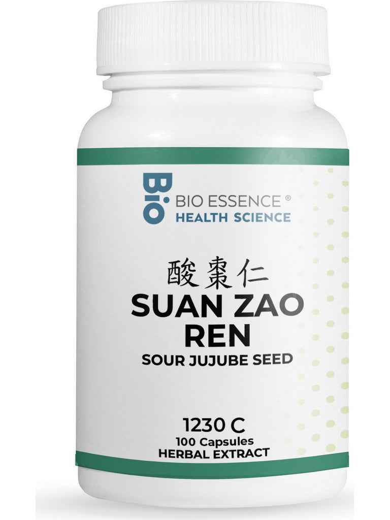 Bio Essence Health Science, Suan Zao Ren, Sour Jujube Seed, 5:1 Extract Capsules, 100 Capsules