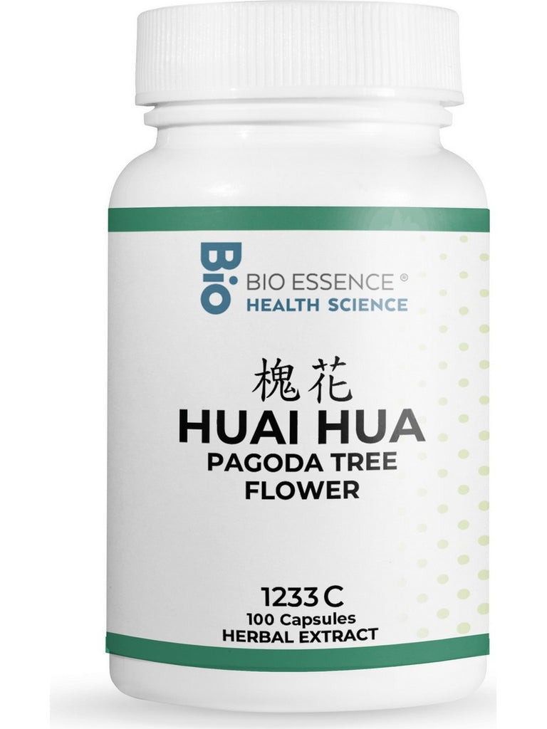 Bio Essence Health Science, Huai Hua, Pagoda Tree Flower, 5:1 Extract Capsules, 100 Capsules