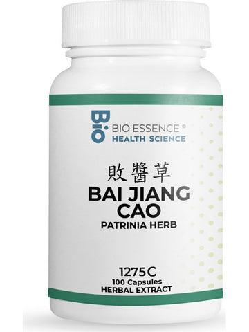Bio Essence Health Science, Bai Jiang Cao, Patrinia Herb, 5:1 Extract Capsules, 100 Capsules