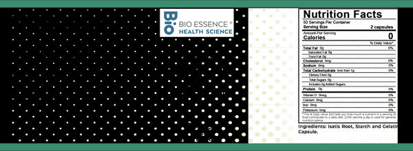 Bio Essence Health Science, Ban Lan Gen, Isatis Root, 5:1 Extract Capsules, 100 Capsules