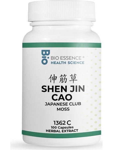 Bio Essence Health Science, Shen Jin Cao, Japanese Clubmoss, 5:1 Extract Capsules, 100 Capsules