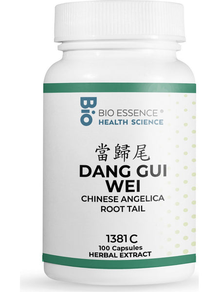 Bio Essence Health Science, Dang Gui Wei, Angelica Root Tail, 5:1 Extract Capsules, 100 Capsules