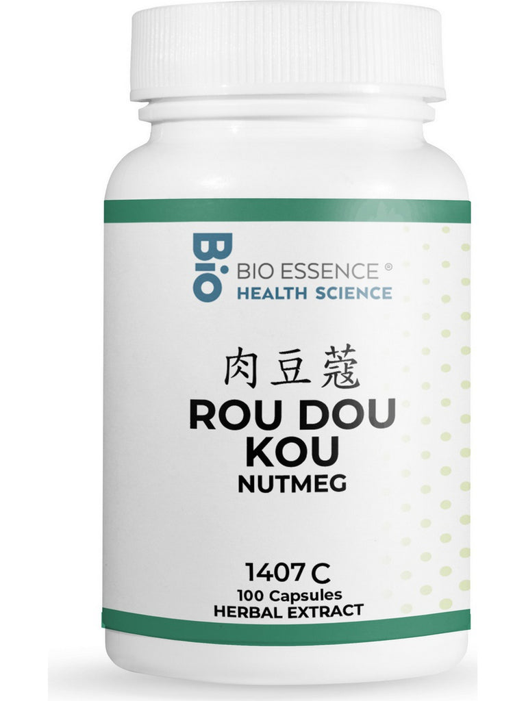 Bio Essence Health Science, Rou Dou Kou, Nutmeg, 5:1 Extract Capsules, 100 Capsules