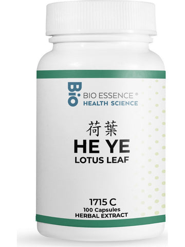Bio Essence Health Science, He Ye, Lotus Leaf, 5:1 Extract Capsules, 100 Capsules