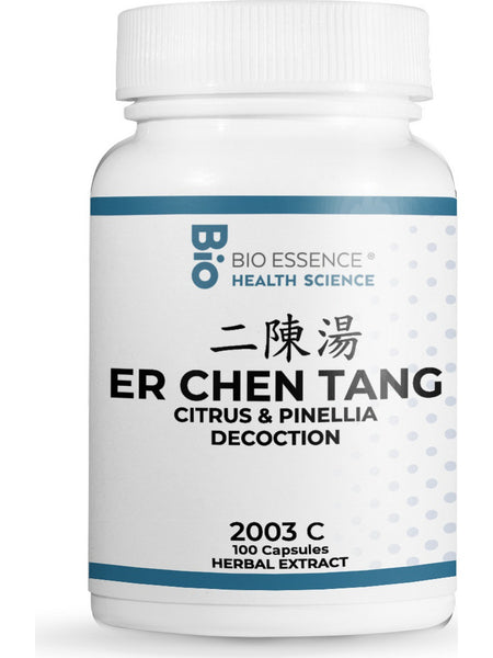 Bio Essence Health Science, Er Chen Tang, Citrus & Pinellia Decoction, 100 Capsules