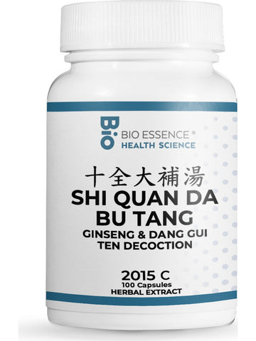 Bio Essence Health Science, Shi Quan Da Bu Tang, Ginseng & Dong Gui Ten Decoction, 100 Capsules