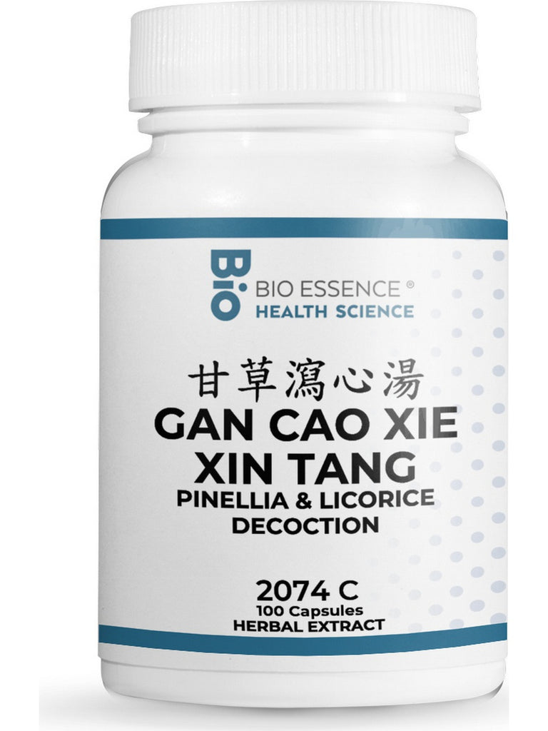 Bio Essence Health Science, Gan Cao Xie Xin Tang, Pinellia & Licorice Decoction, 100 Capsules