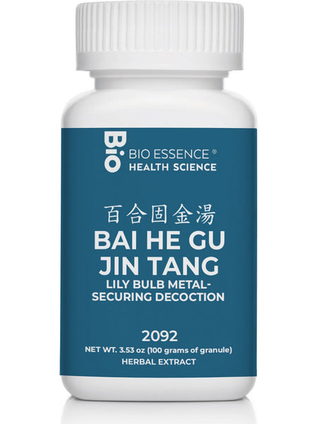 Bio Essence Health Science, Bai He Gu Jin Tang, Lily Bulb To Preserve The Metal Decoction, Granules, 100 grams