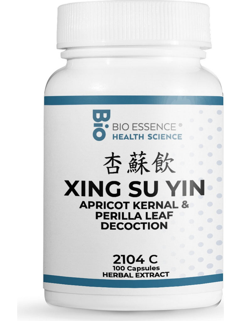 Bio Essence Health Science, Xing Su Yin, Apricot Kernal & Perilla Leaf Decoction, 100 Capsules