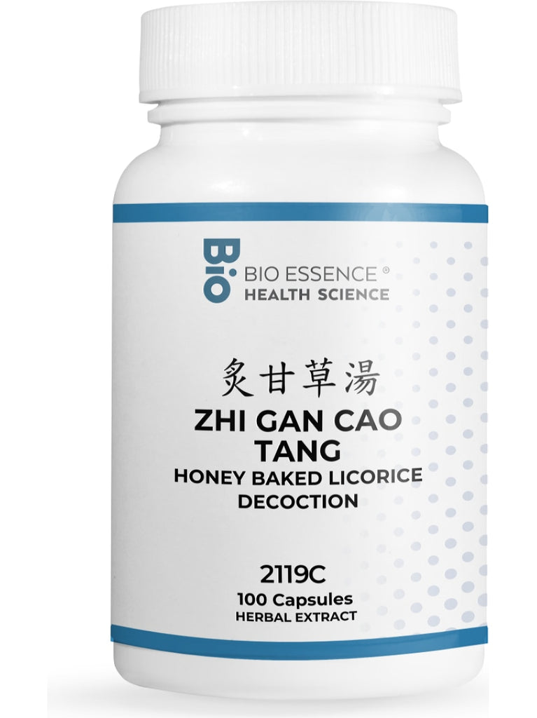 Bio Essence Health Science, Zhi Gan Cao Tang, Honey Baked Licorice Decoction, 100 Capsules