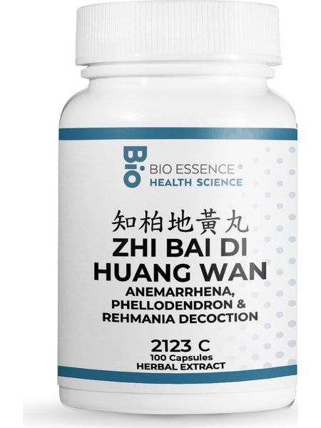 Bio Essence Health Science, Zhi Bai Di Huang Wan, Anemarrhena, Phellodendron & Rehmania Decoction, 100 Capsules