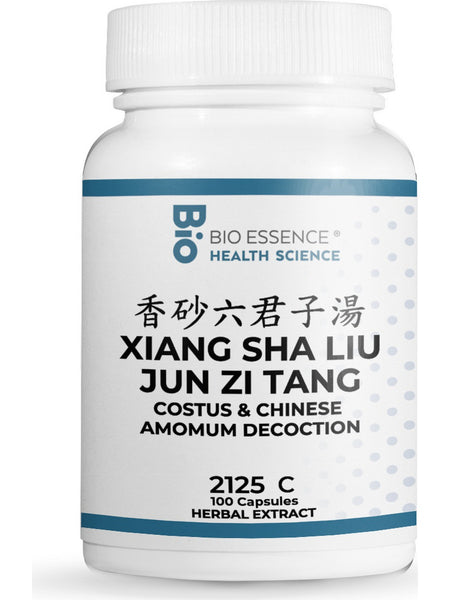 Bio Essence Health Science, Xiang Sha Liu Jun Zi Tang, Costus & Chinese Amomum Decoction, 100 Capsules