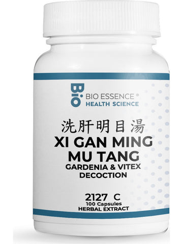 Bio Essence Health Science, Xi Gan Ming Mu Tang, Gardenia & Vitex Decoction, 100 Capsules