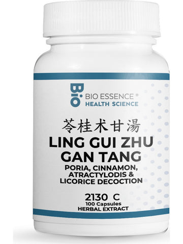 Bio Essence Health Science, Ling Gui Zhu Gan Tang, Poria, Cinnamon, Atractylodis & Licorice Decoction, 100 Capsules