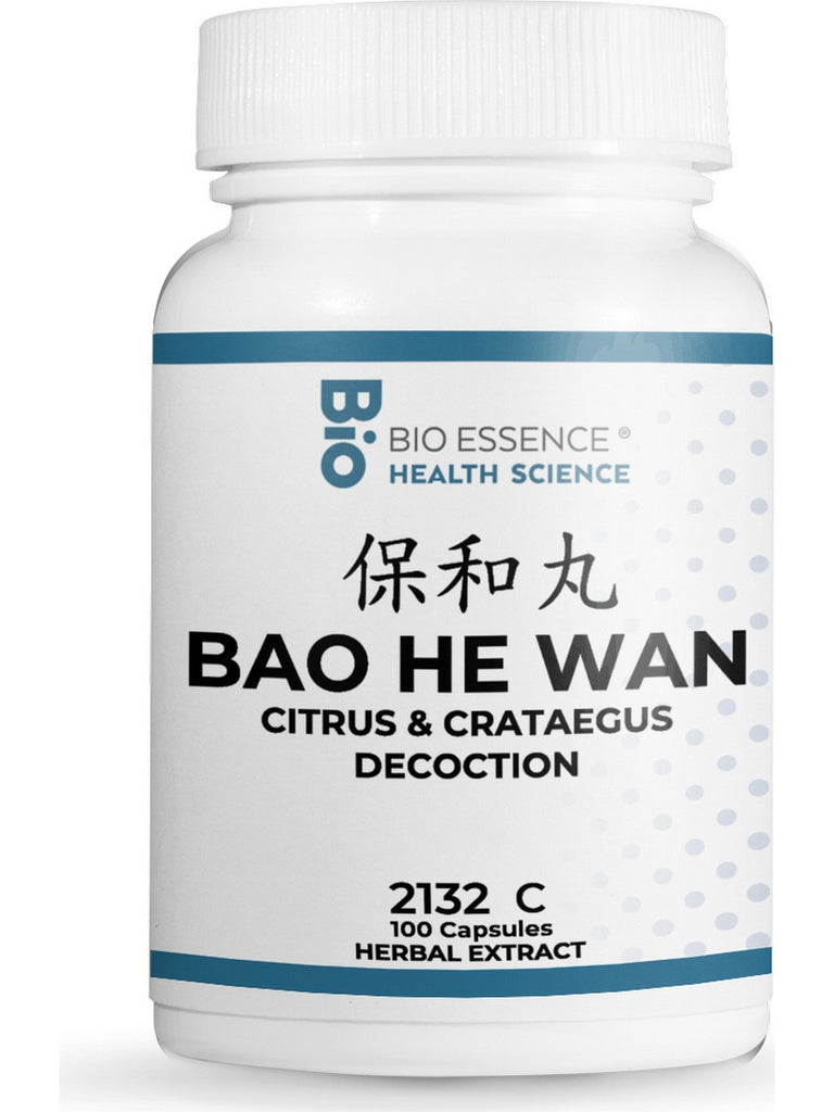 Bio Essence Health Science, Bao He Wan, Citrus & Crataegus Decoction, 100 Capsules