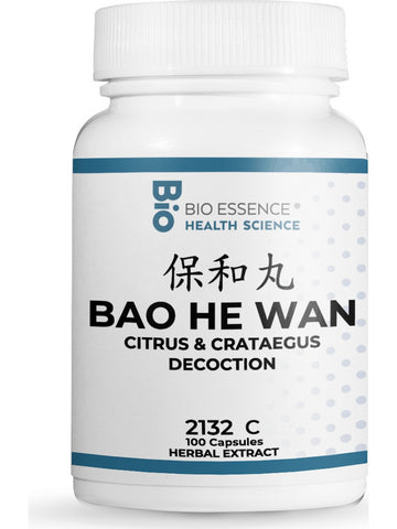 Bio Essence Health Science, Bao He Wan, Citrus & Crataegus Decoction, 100 Capsules