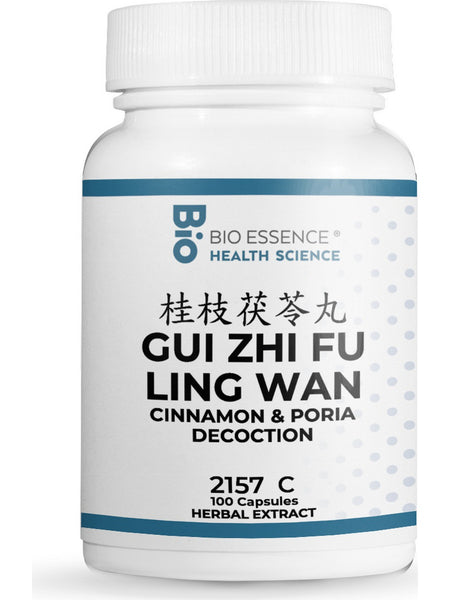 Bio Essence Health Science, Gui Zhi Fu Ling Wan, Cinnamon & Poria Decoction, 100 Capsules
