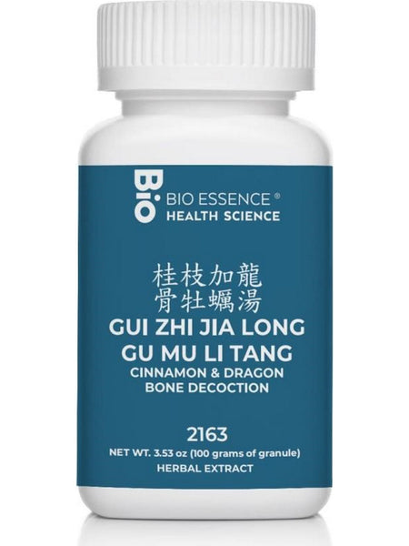 Bio Essence Health Science, Gui Zhi Jia Long Gu Mu Li Tang, Cinnamon & Dragon Bone Decoction, Granules, 100 grams