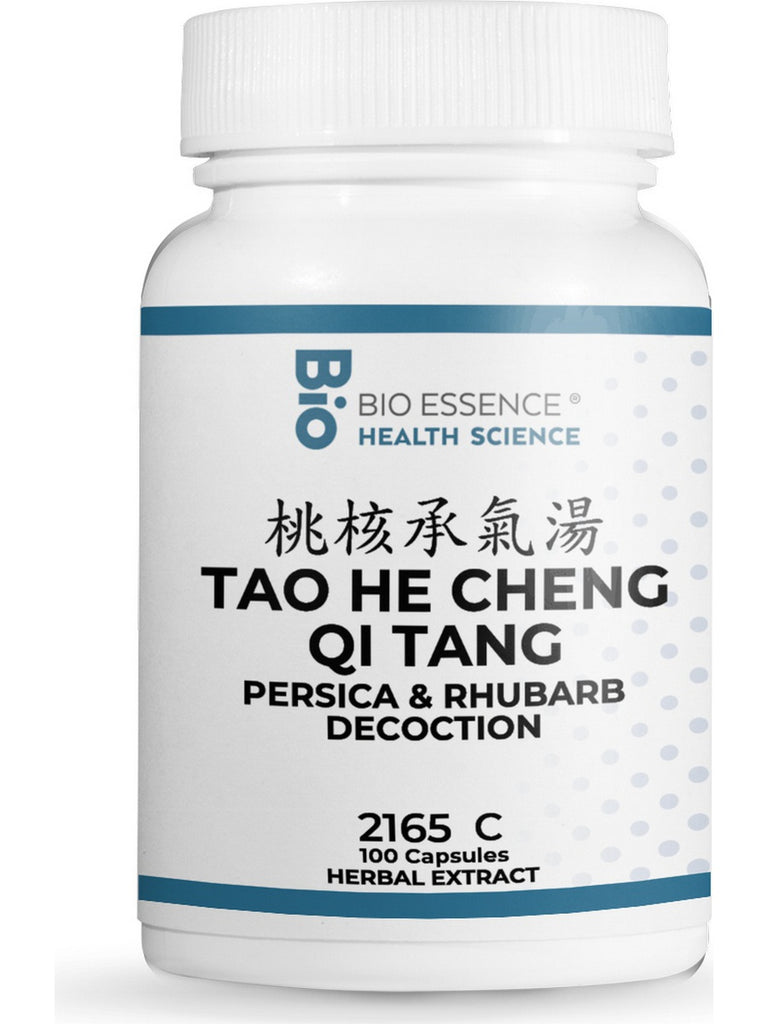 Bio Essence Health Science, Tao He Cheng Qi Tang, Persica & Rhubarb Decoction, 100 Capsules