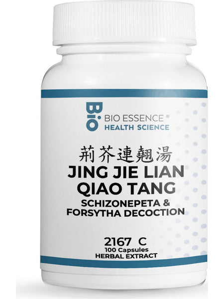 Bio Essence Health Science, Jing Jie Lian Qiao Tang, Schizonepeta & Forsytha Decoction, 100 Capsules