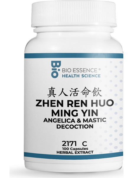 Bio Essence Health Science, Zhen Ren Huo Ming Yin, Angelica & Mastic Decoction, 100 Capsules