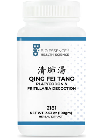 Bio Essence Health Science, Qing Fei Tang, Platycodon & Fritillaria Decoction, Granules, 100 grams