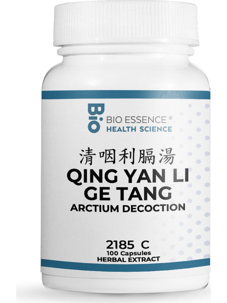 Bio Essence Health Science, Qing Yan Li Ge Tang, Arctium Decoction, 100 Capsules