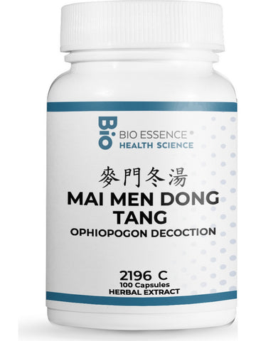 Bio Essence Health Science, Mai Men Dong Tang, Ophiopogonis Decoction, 100 Capsules