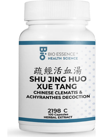 Bio Essence Health Science, Shu Jing Huo Xue Tang, Chinese Clematis & Achyranthes Decoction, 100 Capsules