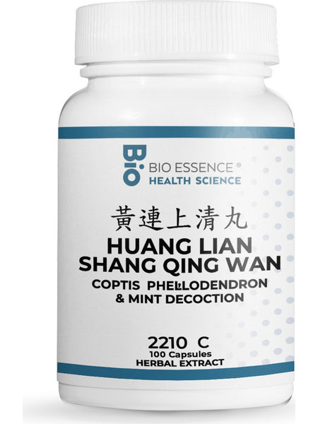 Bio Essence Health Science, Huang Lian Shang Qing Wan, Coptis, Phellodendron & Mint Decoction, 100 Capsules