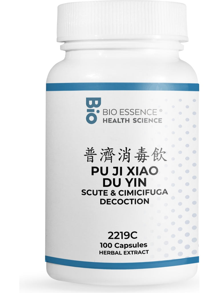 Bio Essence Health Science, Pu Ji Xiao Du Yin, Scute & Cimicifuga Decoction, 100 Capsules