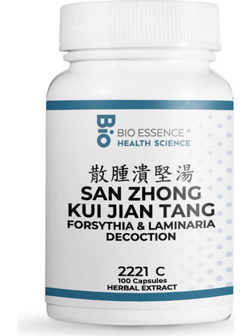 Bio Essence Health Science, San Zhong Kui Jian Tang, Forsythia & Laminaria Decoction, 100 Capsules