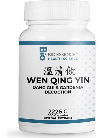 Bio Essence Health Science, Wen Qing Yin, Dang Gui & Gardenia Decoction, 100 Capsules