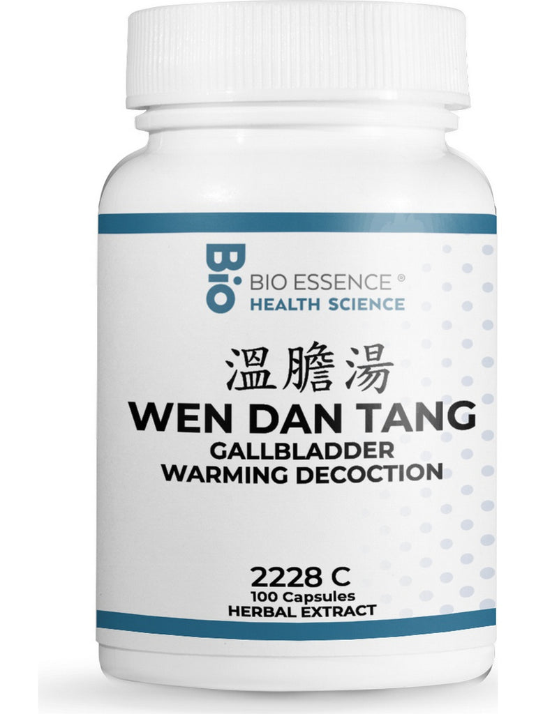 Bio Essence Health Science, Wen Dan Tang, Warm The Gallbladder Decoction, 100 Capsules