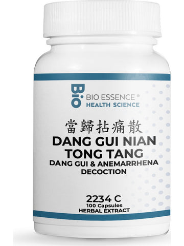 Bio Essence Health Science, Dang Gui Nian Tong Tang, Dang Gui & Anemarrhena Decoction, 100 Capsules