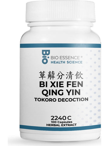 Bio Essence Health Science, Bi Xie Fen Qing Yin, Tokoro Decoction, 100 Capsules