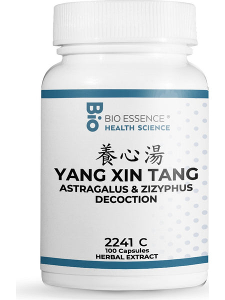 Bio Essence Health Science, Yang Xin Tang, Astragalus & Zizyphus Decoction, 100 Capsules